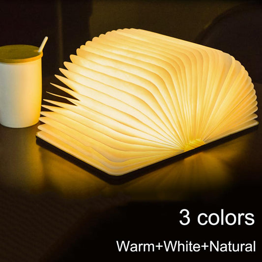 Book Lamp - 3 Elegant Hues - LED